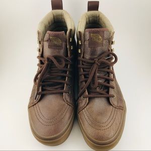 vans mte brown herringbone